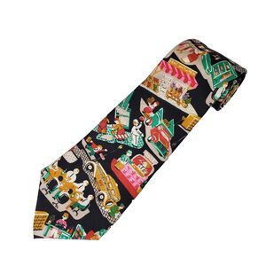 Vintage Don Loper Beverly Hills Neck Tie Mens 100%‎ Silk Friday A Work Day USA